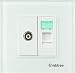 Crabtree ACMPGCWV02 Murano2 Module Glass Cover Plate (Arctic White) RS.606.00