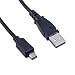 Produktbild Hasmx USB-Kabel für Olympus Tough TG-4 TG-5 CB-USB5/CB-USB6/CB-USB8, extra lang, 1,5 m, USB 2in1 Daten- / Sync-Ladekabel für Olympus Tough TG 4 TG 5 wasserdichte Unterwasserkamera, Übertragung von Daten an Computer und Aufladen von Akku über Computer