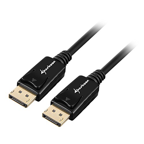 Sharkoon DisplayPort-Kabel - DisplayPort (M) bis DisplayPort (M) - 1 m ( DisplayPort 1.2 ), 404495101