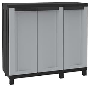 Terry 1002711 Schrank niedrig aus Kunststoff 3 Türen: Amazon.de: Baumarkt