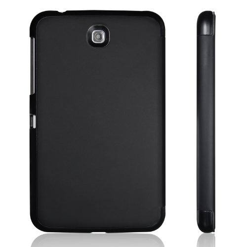 JETech® Ultra Slim Galaxy Tab 3 7.0 Schutzhülle Case Tasche Hülle mit Standfunktion für Samsung Galaxy Tab 3 7 Zoll (Schwarz) - 3