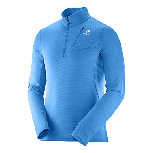 Preisvergleich Produktbild SALOMON Herren Laufshirt Grid Langarm hellblau (299) XL