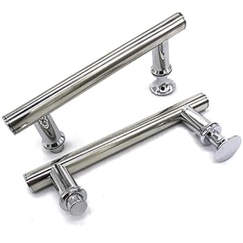 Home Improvement 160mm Solide Acier Inoxydable Douche Porte Poignee 16cm Trou A Trou Di Vapor R Building Hardware