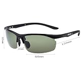 Herren Sonnenbrille, Besfia Polarisierte Sport Sonnenbrille UV400 Outdoor Sportbrille für Fahren Baseball Angeln Golf Laufen Fahrrad – TR90 Superleicht und Bruchfest - 3