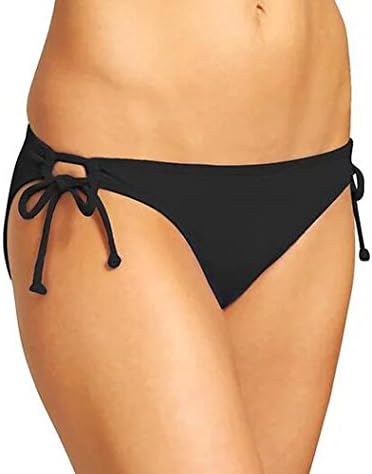 Harem Yoga Sexy Triangle Bikini Bottom with Adjustable Tie Sides Black M