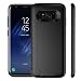 Produktbild Happon for Samsung Galaxy S Lite Luxury Edition Samsung Galaxy S8 Portable Battery Case External Backup Charger Power Bank Protective Cover with 4200mAh Capacity (Black)