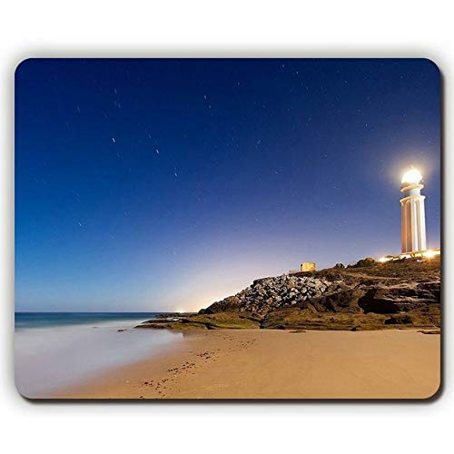 Preisvergleich Produktbild Hochwertige Mausunterlage, Leuchtturm-Sandabdruck-Steine, Game Office Mousepad
