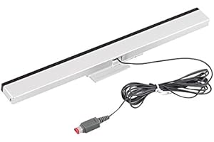 CHILDMORY Barra infrarroja del sensor de movimiento del IR infrarrojo atado con alambre para Wii y consola de Wii U