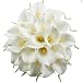 Produktbild Luyue künstlicher Blumenstrauß aus 20 Calla-Lilien, für Brautsträuße geeignet, aus Latex, fühlt sich echt an weiß