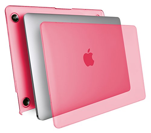 MyGadget MacBook 12 Zoll Retina *Matt* Case Hülle – Apple Model ab 2015 (A1534) durchsichtige Plastik Tasche Mac Schutzhülle Hartschale Cover in Rosa - 2