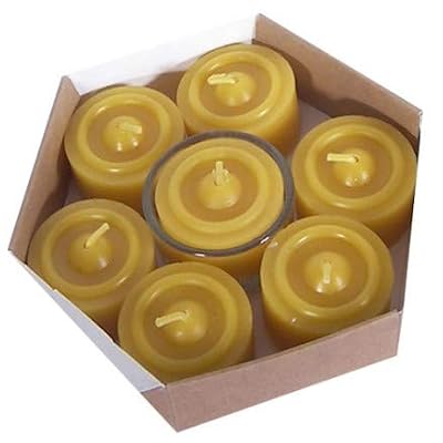 Ecodis Veilleuse en cire d'abeille x7