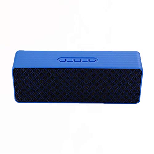 Preisvergleich Produktbild WENDYRAY Tragbare Bluetooth-Lautsprecher Retikulierte Design Mini V 4.2 Drahtlose Lautsprecher HiFi Bass Outdoor Handsfree Stereo Subwoofer TF FM,Blue