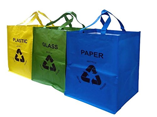 FiNeWaY SET OF 3 bolsas de reciclaje pl stico de colores papel de almacenamiento bolsa de basura reviews FiNeWaY SET OF 3 bolsas de reciclaje pl stico de colores papel de almacenamiento bolsa de basura