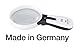 Produktbild Leselupe - Handlupe mit LED Licht, Made in Germany, kabelloses Laden, Vergrößerung 2,5X (6D), asphär. Linse 100 mm, kontrastreich, 2 Helligkeitsstufen, SCHWEIZER ERGO-Lux i mobil