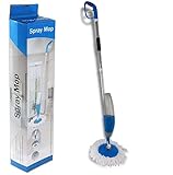  MOPA DE LIMPIEZA CON DEPOSITO SPRAY DE AGUA MICROFIBRA 750ML CABEZAL GIRATORIO
