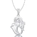 Ganesha Ganapati Pendant With Chain In God Pendants & Lockets For Men Women In American Diamond Cz Jewellery Gifts Gp158 RS.199.00