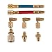 Produktbild Onerbuy Auto AC Klimaanlage Kühlung R134A R12 Converting Adapter Schlauch Set Kits 8pcs