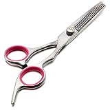 Neverland Professional 6" Salon Thinning Hairdressing Scissors Hair Shears Hairdressing Equipment Tool Pink