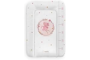 ALBERO MIO Wickelauflage 50 x 70 cm abwachbar Baby Wickelmatte Kommode Weiche Wickeltischauflage Folie PVC ÖKO-TEХ-zertifiziert (Feen)