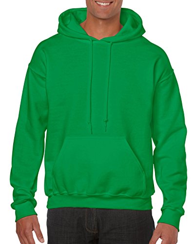 Gildan G18500 Herren Kapuzen-Sweatshirt, schweres Mischgewebe - Grün - XX-Large