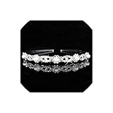 Farbe: Silber, Breite: 12cm elastisch verstellbar, Gelegenheit: Jahrestag, Verpflichtung, Geschenk, Partei, Hochzeit,