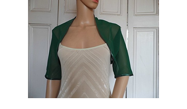 green bolero jacket