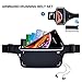 Produktbild Cobiz Sport Hüfttasche Armband Set, Sport Lauftasche & Armband Set für Smartphones Jogging Laufgürtel, Damen Herren Bauchtasche, mit Schlüsselhalter, Kopfhörerloch und Verlängerungsband- Schwarz
