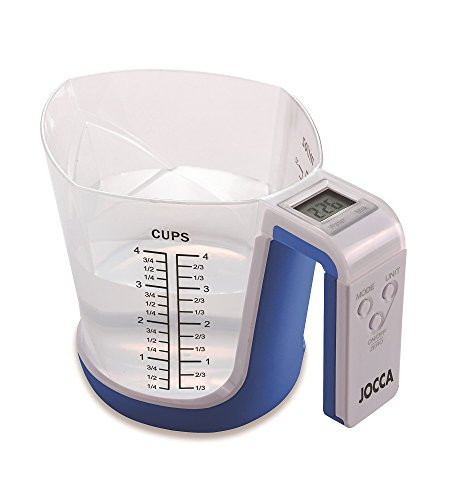 Preisvergleich Produktbild Jocca 7127 A – Waage mit Messbecher, Blau