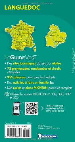 Book's Cover of Le Guide Vert Languedoc Michelin