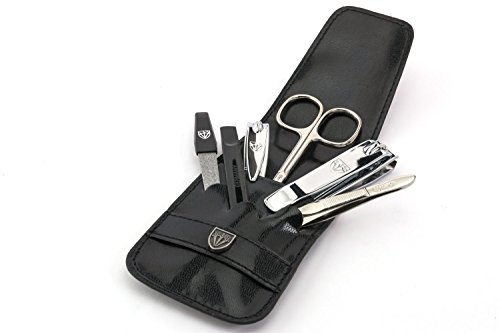 Drei Schwerter | Exklusives 6-teiliges Maniküre – Pediküre – Nagelpflege-Set / Etui | Qualität – Made in Solingen (884008) - 2