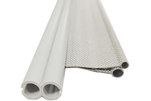 JUTTAUTO Awning Drive-Away Kit 6mm-6mm-4mm Kador Strips Connector with 6Pcs 50cm 'Figure of 8' Awning Rail Channels Universal for All Campervan/Motorhome/Caravan