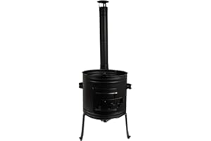 troph-e-shop Ofen 39 für Gulaschkessel Topf 22 Liter Gulaschkanone Terrassenofen Outdoorküche Holzofen