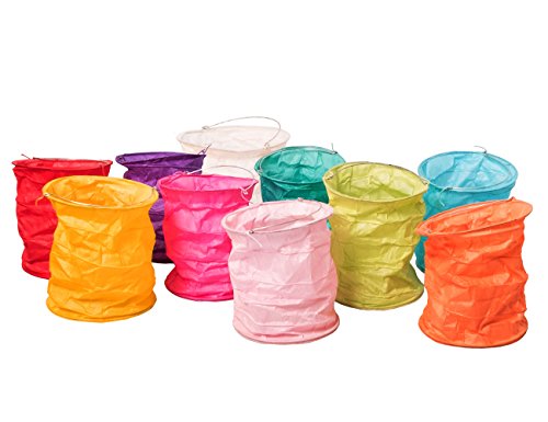kadoh Papierlampion Set of 10 Rainbow (M)
