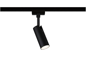 Paulmann 95592 3-Step-Dim Tubo URail LED Einzelspot 150lm 4W 3000K Dimmbar 230V Schwarz Matt Schienensystem