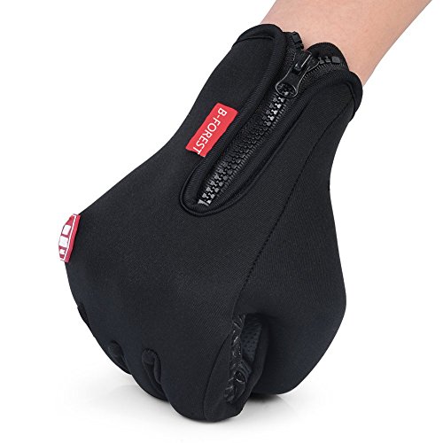 Limirror wasserdichter Touchscreen Handschuhe Winter Fahrradhandschuhe Laufhandschuhe Sports Handschuhe mit Touchscreen Funktion - 3
