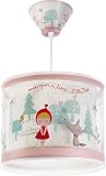 Dalber 61902 rotkäppchen Hängelampe, Plastik, rot, 26.5 x 26.5 x 21 cm - 3