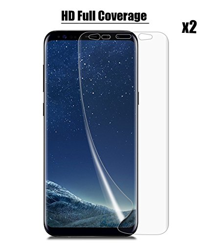 [2 Stück] Samsung Galaxy S8 Schutzfolie, Beyeah Samsung Galaxy S8 Accessories with [Full Coverage] [TPU screen Protector] [Anti-Kratzen] [Anti-Öl] [lebenslange Garantie]