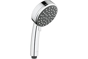 GROHE Vitalio Comfort 100 - Teleducha 10 cm (2 chorros, menor consumo de agua, montaje universal, sistema antical, presión mín. 1.0 bar), cromo, 26397000