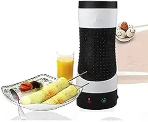 QUALIZA Egg cooker Automatic Electric Vertical/Egg sandwich,Egg rolls, Omelets, Scrambled eggs, Breakfast egg maker. Free cleaning brush + 25 recipes