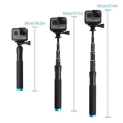 AFAITH Wasserdichte Selfie Stick Verstellbare VerlÃ¤ngerung
Aluminiumlegierung Handgriff Teleskop Handheld Monopod fÃ¼r GoPro Hero
4/5, iPhone 7 / 7 Plus / 6s Plus / 6s / 6, Samsung Galaxy S8 Edge S7 S6
Note 5 HTC Nokia and Smartphones GP073