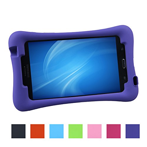 NEWSTYLE Samsung Galaxy Tab 4 7.0 Kinderfreundliche EVA Hülle Schutzhülle Tasche Case für Samsung Tab 4 SM-T230 / T231 / T235 (7 Zoll) - Voilett