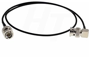 HANGTON Elastyczny miękki monitor kamery HD SDI sygnał wideo kąt prosty BNC BNC BNC kabel koncentryczny 75 omów (30 cm)