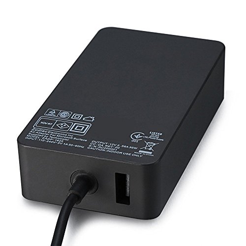 HZS Adapter Ladegerät Netzteil Schaltnetzteil Ladegerät Adapter 36W 12V 2.58A Power Adapter kompatibel für Microsoft Surface Pro 04.03 Tablet PC —- RC2-00001 i5 i7 Modell 1625 Windows 8 12 „Tablet - 4