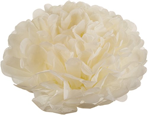 Pom pOMS 3 große 2 kleine creme