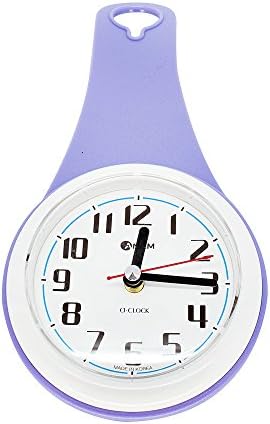 UPIT Water Drop shape water resistance Clock Purple 10.5 x 4 x 21cm (4.13 x 1.57 x 8.27 inch)