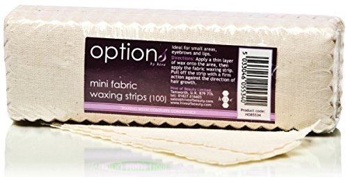 Hive Of Beauty Mini Size Fabric Cotton Woven Wax Strips Waxing Leg Body - 100pcs Pack CODE: HOB5534