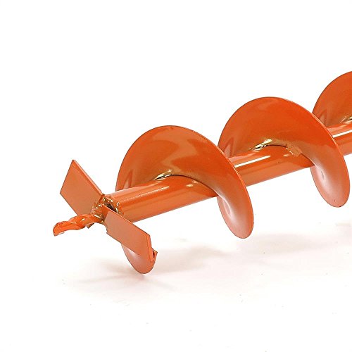 80mm Bohrer FUXTEC Erdlochbohrer Erdbohrer Erdaufbereiter Bohrer Pfahlbohrer - 2