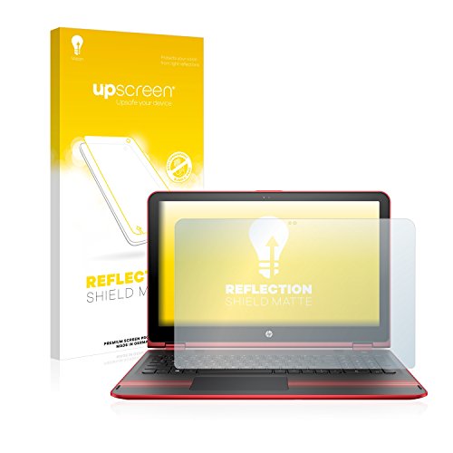 upscreen Reflection Shield Displayschutzfolie HP Pavilion 15 x360 Schutzfolie Matt – Entspiegelt, Anti-Fingerprint