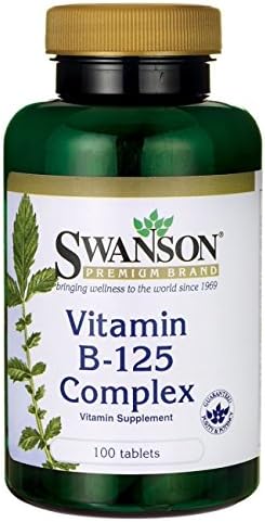 Swanson Premium Vitamin B-125 Complex (100 Tablets)