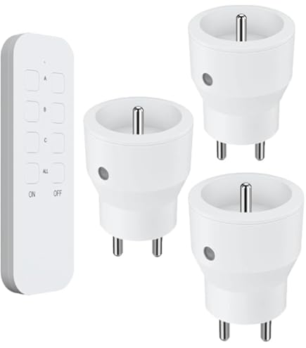 Prise Radiocommandée 2300 Watts - Prise De Terre Prise Radiocommandée Pour Usage Intérieur